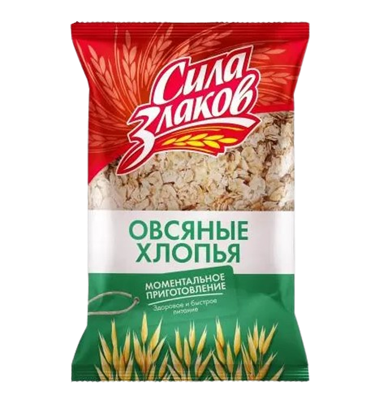 Хлопья овсяные Сила Злаков не требует варки 400гр - фото 34660