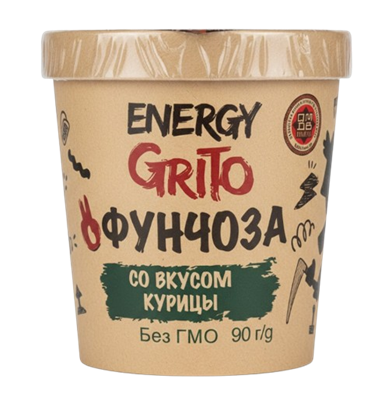 Фунчоза Grito Energy курица 90гр - фото 34752
