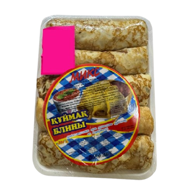 Блины Микс с колбасой и сыром 300г - фото 34942