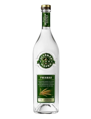 Водка Зеленая марка Ржаная 0,5 - фото 35107