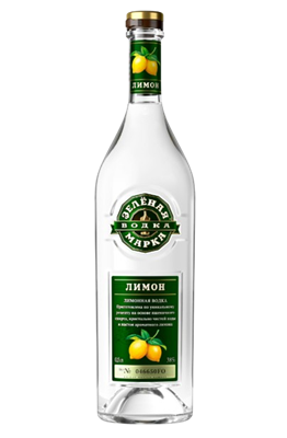 Водка Зеленая марка Лимон 0,5л - фото 35109