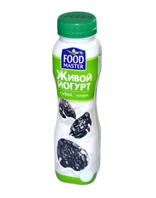 Питьевой Живой Йогурт со вкусом чернослива 0,28л - фото 35119