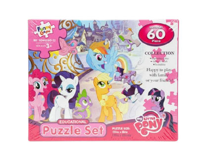 Пазлы Funny Game Литл Понни (28*20,2см, 60шт) 3+ - фото 35195