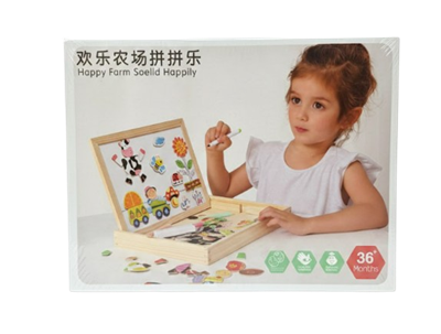 Мозаика деревянная с фломастером Корова MWZ-216 36+ - фото 35199