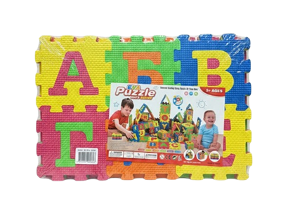 Коврик Eva Puzzle Буквы+Цифры 3+ - фото 35226