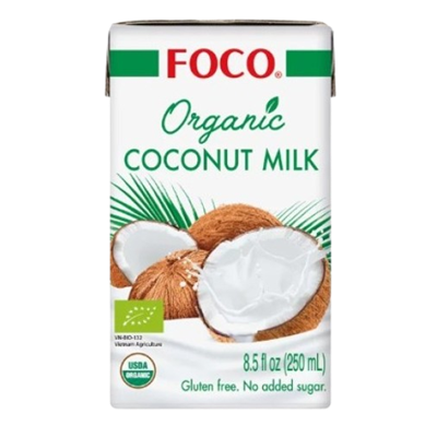Молоко кокосовое FOCO Органическое 250мл - фото 35271