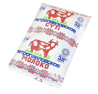 Молоко Петропавловское 3,2% ГОСТ 0,9 л - фото 35341