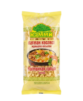 Лапша КЭММИ Лагманная яичная 230гр - фото 35377