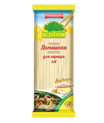 Лапша КЭММИ для гарнира яичная 230гр - фото 35411