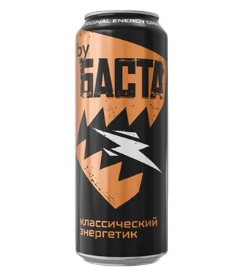 Энергетический напиток by БАСТА Классический ж/б 0,5л   - фото 35690