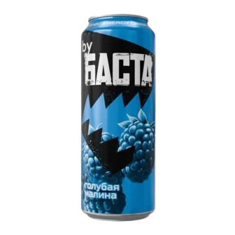 Энергетический напиток by БАСТА Голубая малина ж/б 0,5л   - фото 35692
