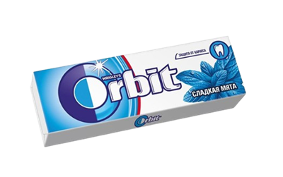 Жевательная резинка Orbit сладкая мята  - фото 35790