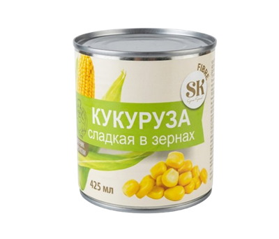 Кукуруза SK с ключем ж/б 340гр   - фото 35902