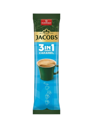 Кофе Jacobs 3 в1 FD Латте со вкусом карамели 15,3гр - фото 35928