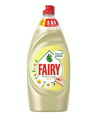 Средство для мытья посуды FAIRY Нежные руки ромашка и витамин Е 1350 мл - фото 36247