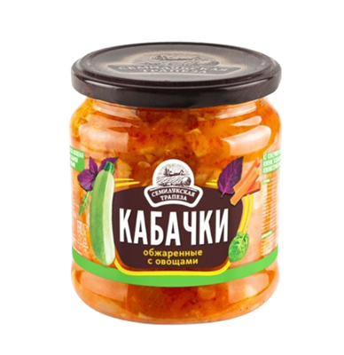 Закуска Семилукская трапеза Кабачки с овощами 460гр - фото 36250
