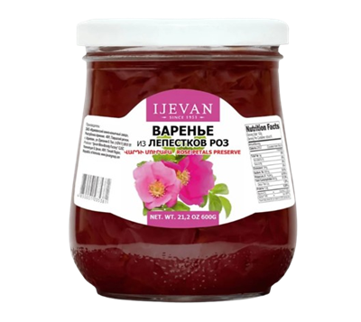 Варенье IJEVAN из лепестков роз 600гр - фото 36262