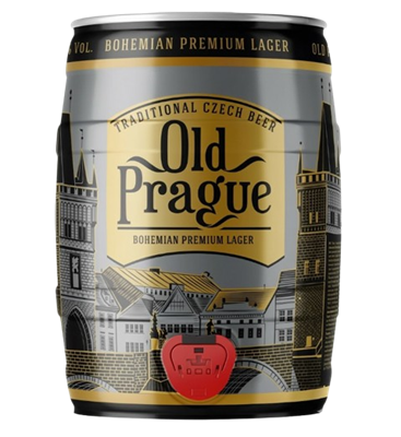 Пиво Old Prague Bohemian Premium Lager, 5,3% Германия ж/б 5л  - фото 36371