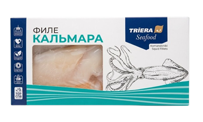 Кальмар командорский Fish Dream блок 600гр - фото 36390