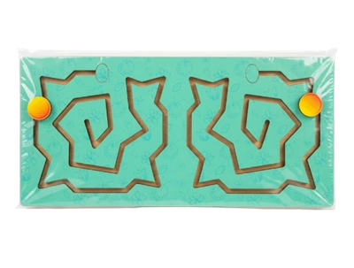 Игра Fofa, Развивающая, Лабиринт Полушарная доска Мятная,3+. - фото 36556