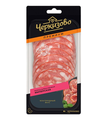 Колбасная нарезка Черкизово Имперская в/к в/у 100гр - фото 36658