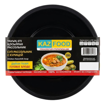 Суп KAZFOOD Рассольник с курицей 350гр - фото 36960