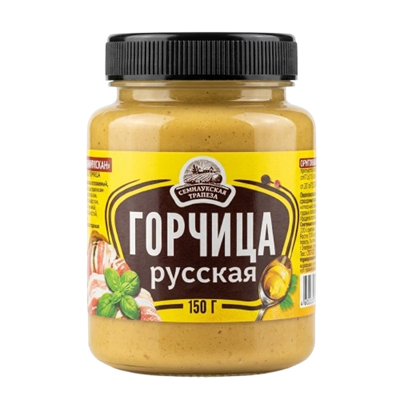 Горчица Семилукская трапеза русская 150гр - фото 37015
