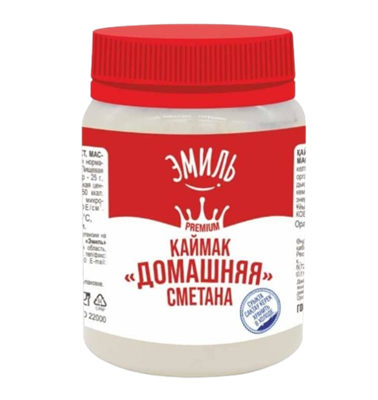 Сметана Эмиль Домашняя жир 25% 280гр  - фото 37028