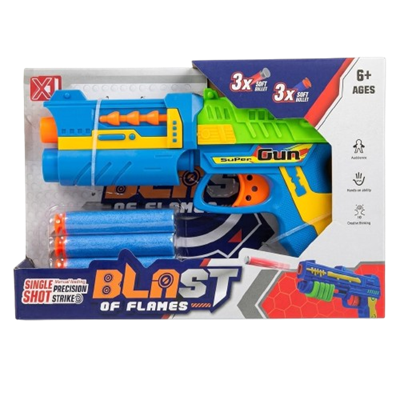 Пистолет Blast с патронами, 3+, арт 936 - фото 37097