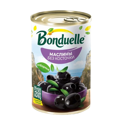 Маслины Bonduelle без косточек 314мл - фото 37526
