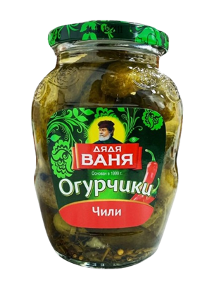Огурчики Дядя Ваня Чили 350мл - фото 37557
