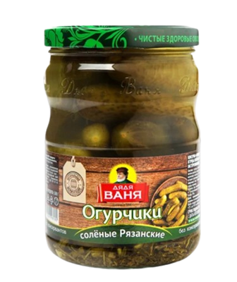 Огурчики Дядя Ваня соленые Рязанские 950гр - фото 37558