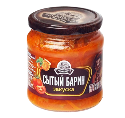 Закуска овощная Семилукская трапеза Сытный Барин 460гр - фото 37589