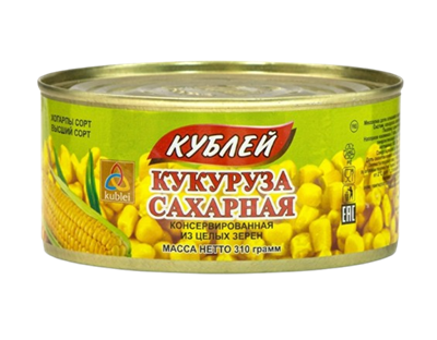 Кукуруза Кублей 400гр - фото 37886