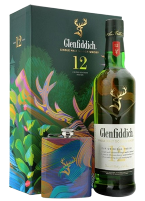Виски Glenfiddich 12лет с фляжкой 0,7л - фото 38094