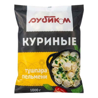 Пельмени Рубиком Куриные 1кг - фото 38290