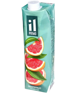 Сок IL PRIMO грейпфрут с мякотью 1л - фото 38293