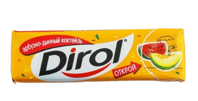 Жевательная резинка Dirol Арбузно-Дынный коктейль 13,6гр - фото 38302