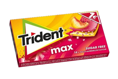 Жевательная резинка Trident со вкусом Арбуза 27гр - фото 38320