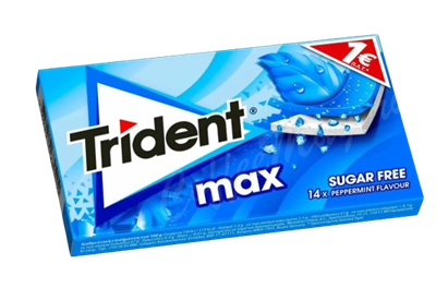 Жевательная резинка Trident со вкусом перечной мяты 27гр - фото 38321