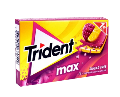 Жевательная резинка Trident со вкусом мяты и фруктов 27гр - фото 38322