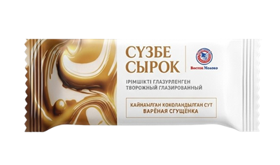 Сырок творожный Восток Молоко глазированный с вареной сгущенкой 40гр - фото 38363
