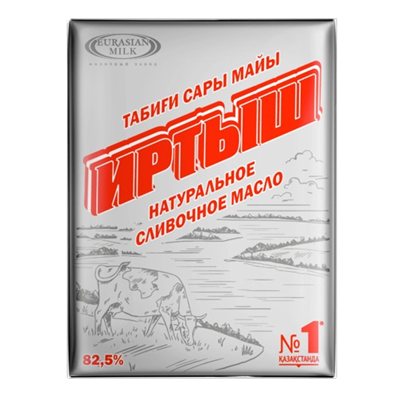 Масло сливочное Иртыш 82,5% 180гр - фото 38576