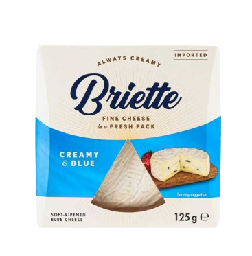 Сыр Briette Creamy & Blue с голубой плесенью 60% 125гр - фото 38641