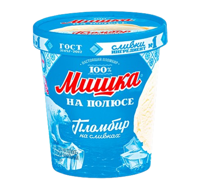 Мороженое Мишка на полюсе Пломбир в ведерке 250гр  - фото 38871