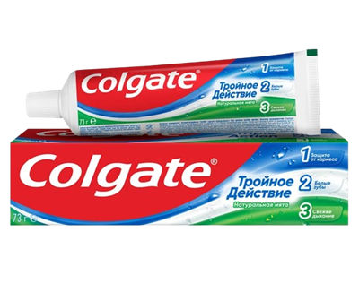 Зубная паста Colgate Тройное Действие 50мл - фото 39472