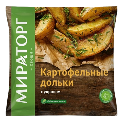 Картофельные дольки Мираторг с укропом 400гр  - фото 39492