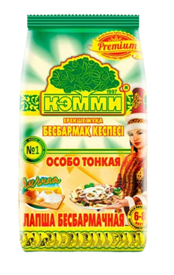 Лапша Кэмми Бесбармачная (особо тонкая) Premium 250гр. - фото 39686