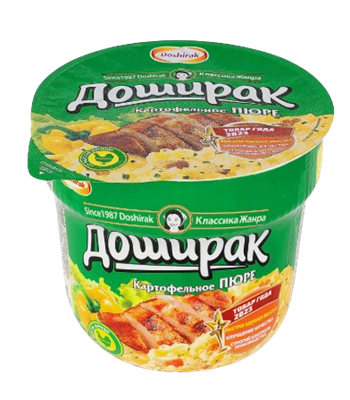 Пюре Доширак со вкусом курицы 40гр - фото 39692