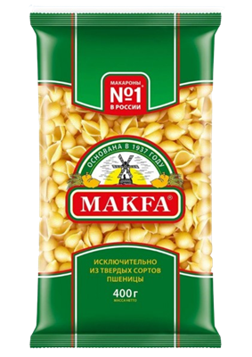 Макароны Макфа Ракушки 400гр - фото 39849